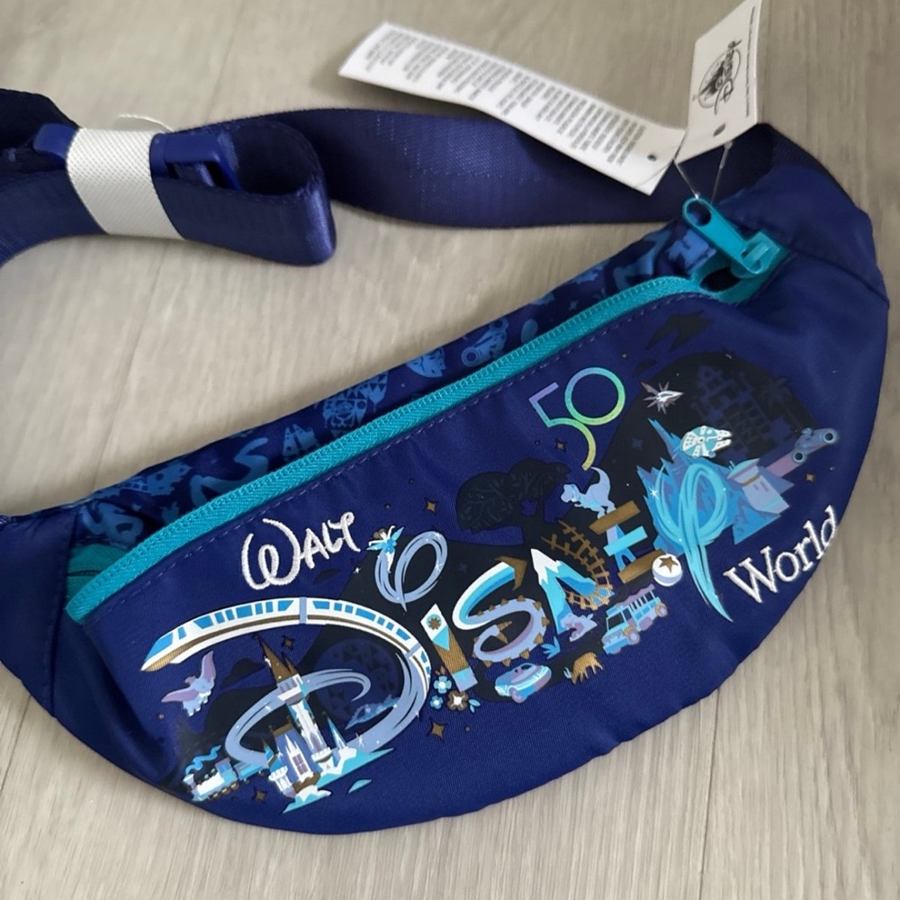 Disney Navy and Teal Belt Bag - Picture 2 of 3